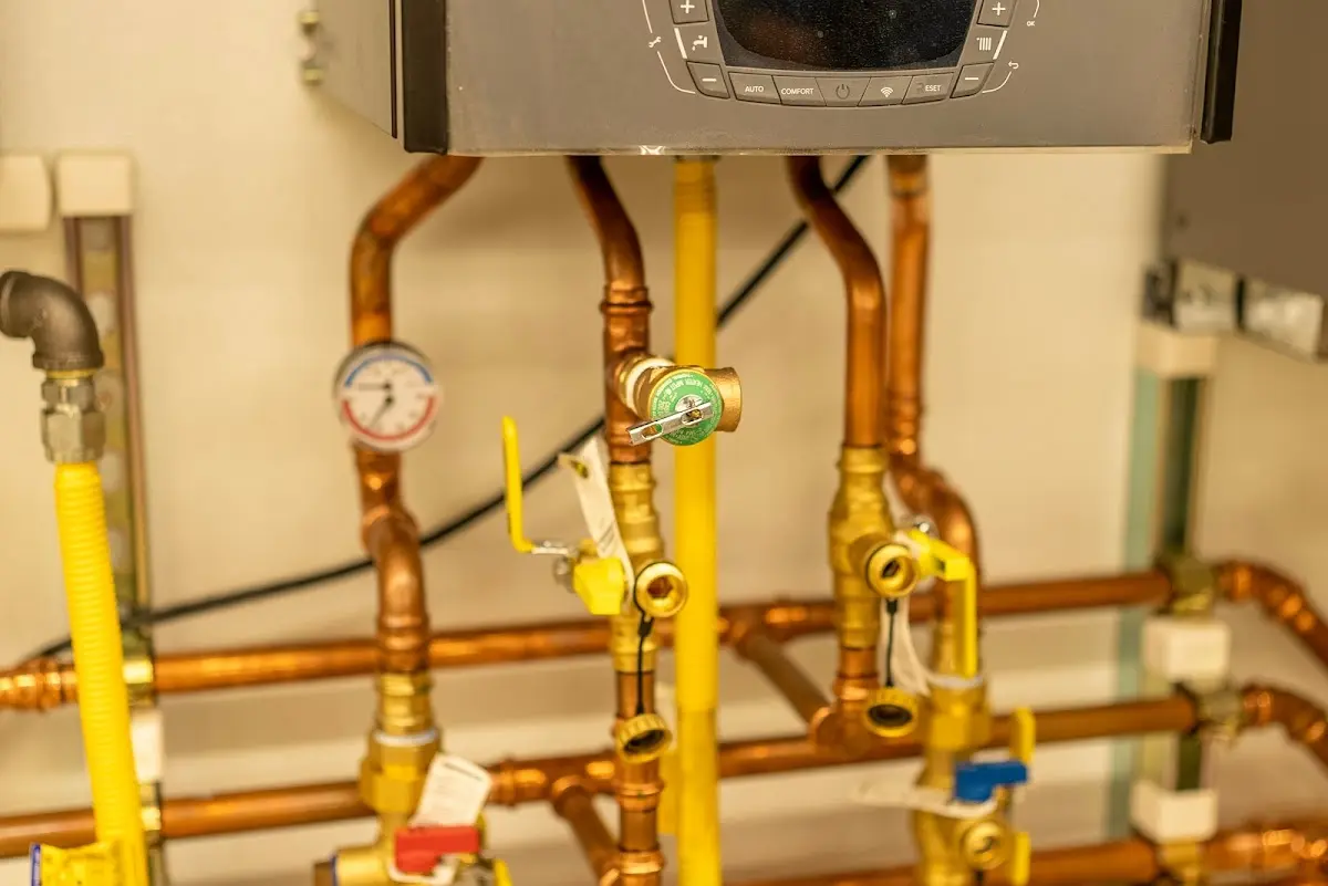 Licensed technician providing Backflow Prevention for a homeowner in New Kingman-Butler